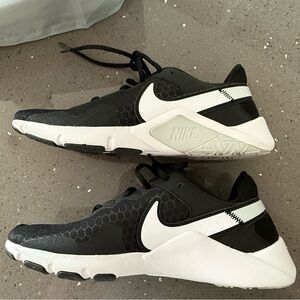 Nike Black and White Women's Training Sneakers